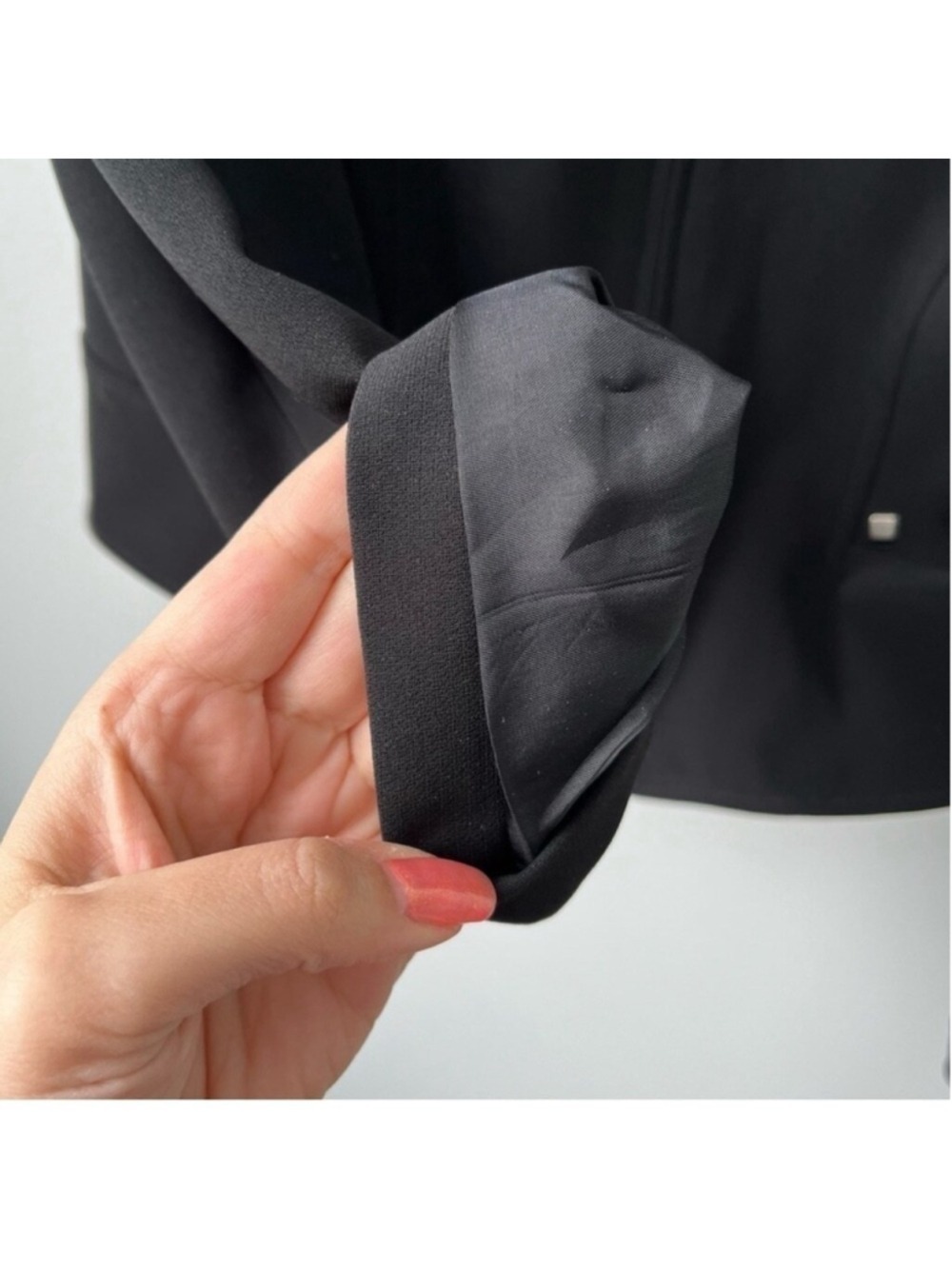 Louben Laura Black Blazer with stud details size 10 vintage career - Picture 6 of 11